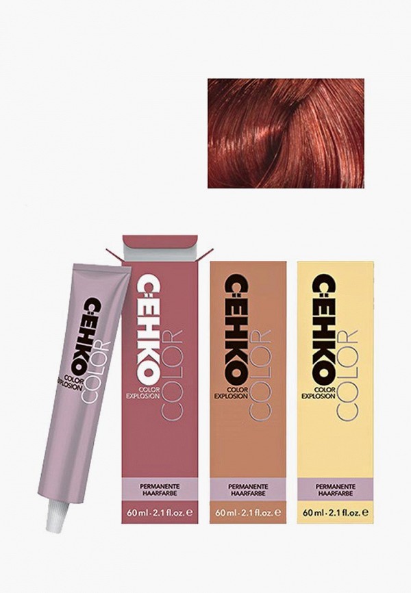 

Краска для волос Cehko, Бордовый, Color Explosion 00/4 Медный/Kupfer, 60 мл