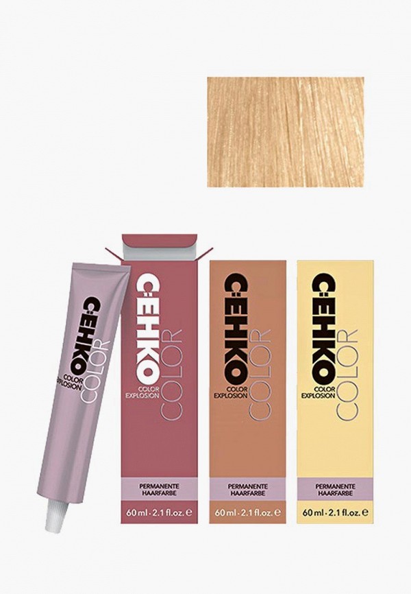 

Краска для волос Cehko, Бежевый, Color Explosion 12/07 Бeжево-платиновый блондин/Platinblond Be