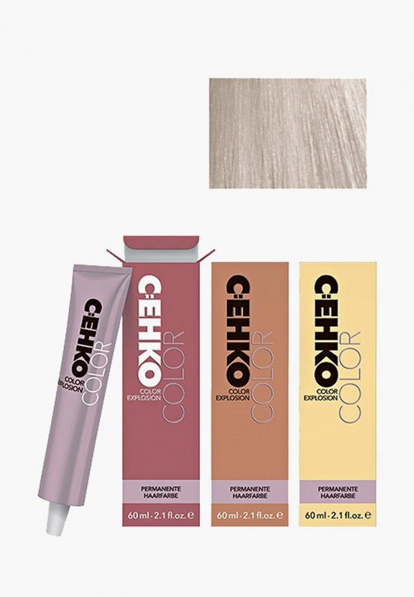 

Краска для волос Cehko, Белый, Color Explosion 12/20 Пепельно-платиновый блондин/Platinblond