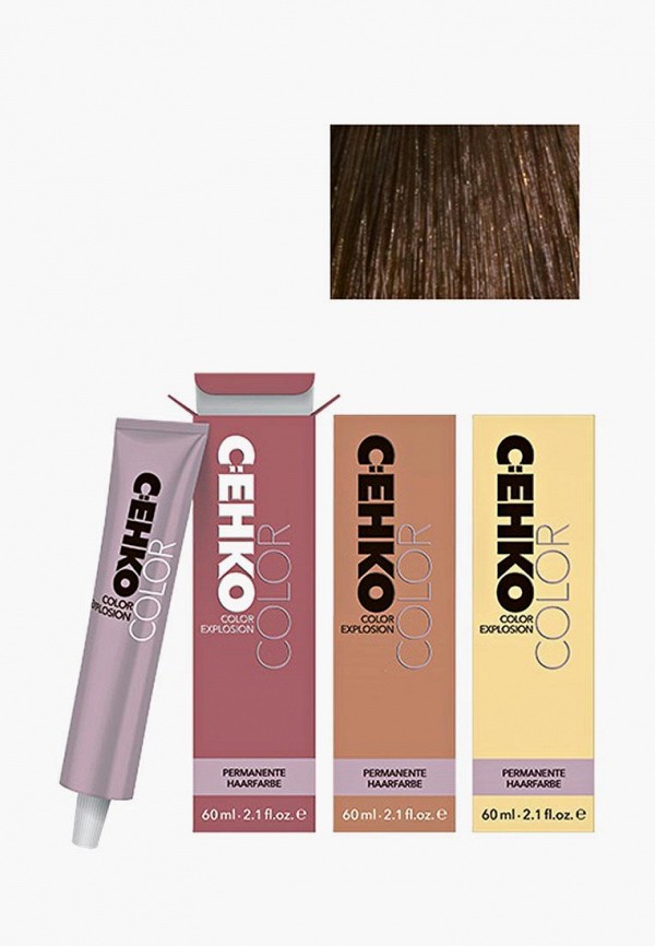 

Краска для волос Cehko, Коричневый, Color Explosion 6/3 Золотистый блондин/Golden blond, 60 мл