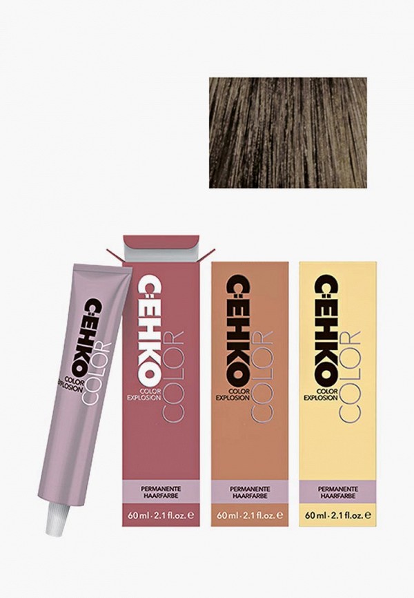 

Краска для волос Cehko, Коричневый, Color Explosion 6/32 Золотисто-пепельный блондин/Dunkelblond go
