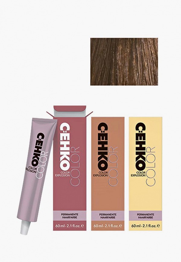 

Краска для волос Cehko, Бежевый, Color Explosion 7/00 Блондин/Mittelblond, 60 мл