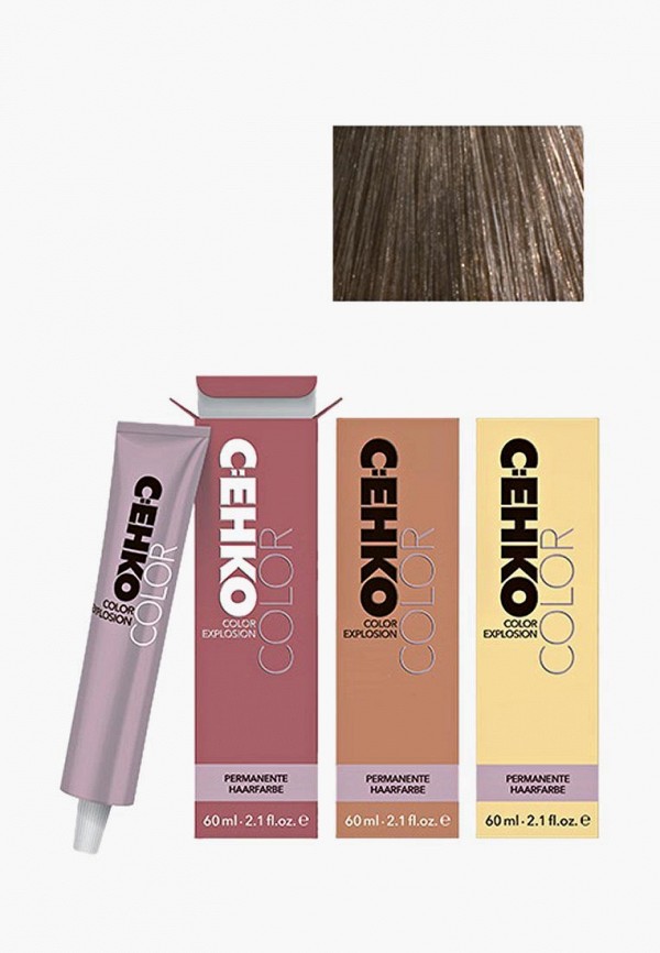 

Краска для волос Cehko, Коричневый, Color Explosion 7/2 Пепельный блондин/Mittelblond asch, 60 мл
