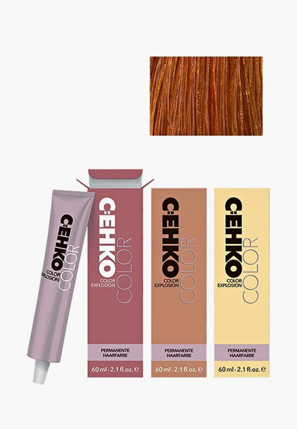 

Краска для волос Cehko, Красный, Color Explosion, 7/34 Средний золотисто-медный блондин/Mittelbl