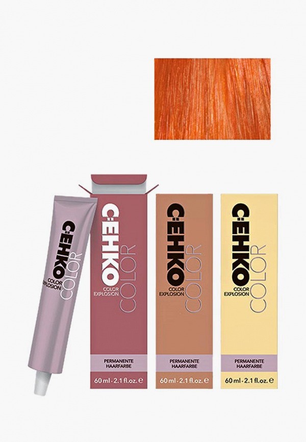 

Краска для волос Cehko, Красный, Color Explosion 7/43 Светло-медный золотистый/Hellkupfergold, 6