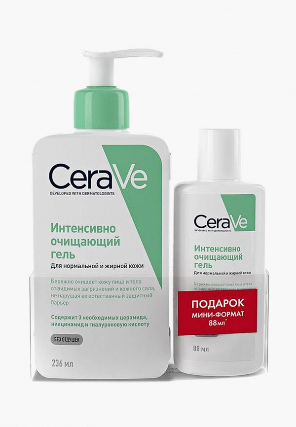 

Гель для умывания CeraVe, Прозрачный, для нормальной и жирной кожи
