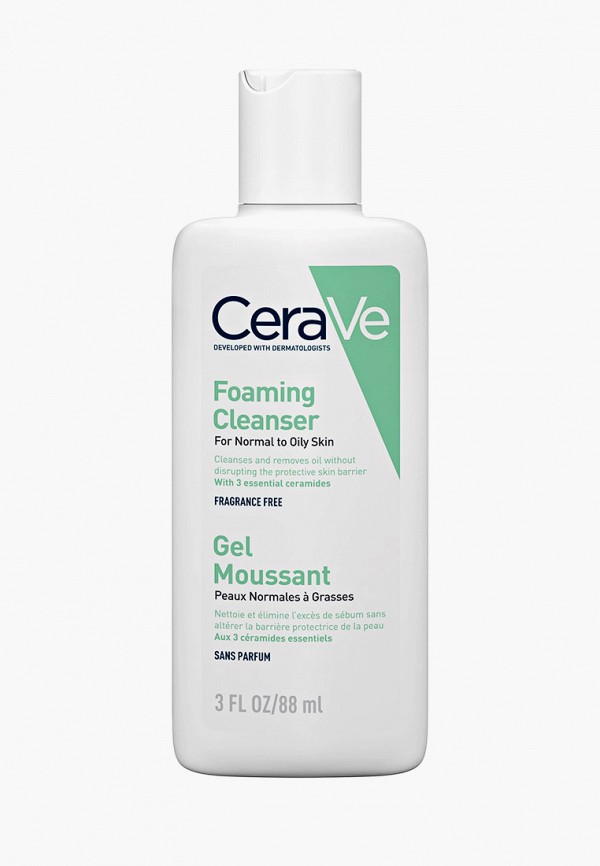 

Гель для лица CeraVe, Прозрачный, для нормальной и жирной кожи лица и тела, 88 мл