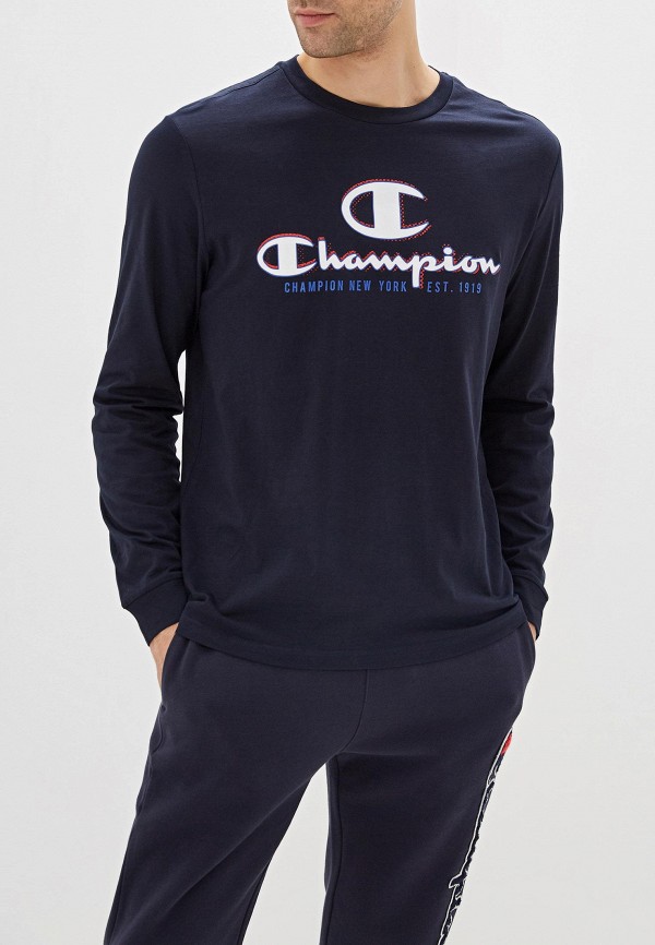 

Лонгслив Champion, Синий, Long Sleeve Crewneck T-Shirt