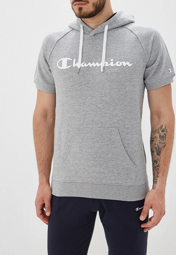 

Худи Champion, Серый, Hooded Short Sleeves Sweatshirt