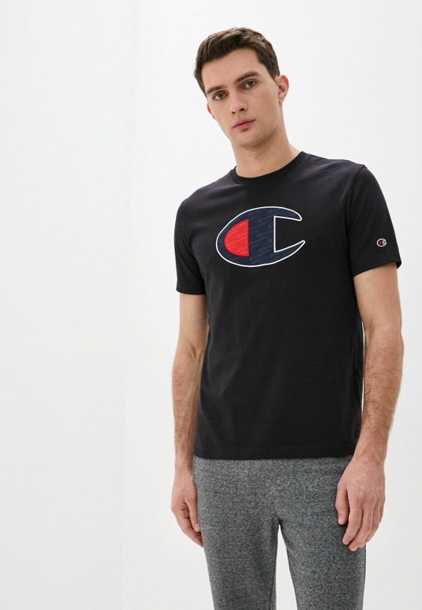 

Футболка Champion, Черный, ROCHESTER1919 Crewneck T-Shirt