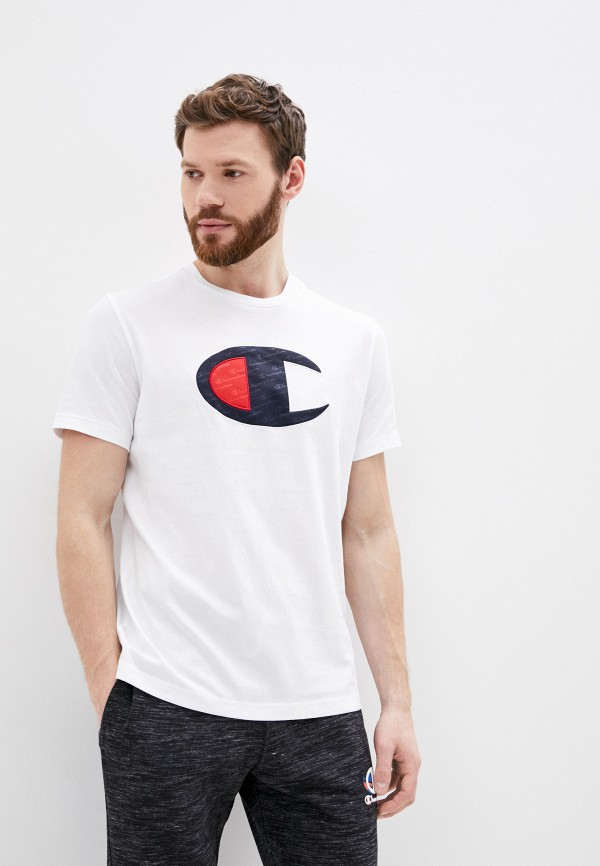 

Футболка Champion, Белый, ROCHESTER1919 Crewneck T-Shirt