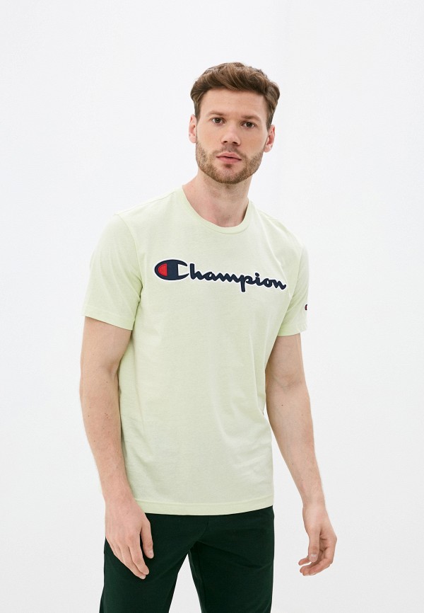 

Футболка Champion, Зеленый, ROCHESTER1919 Crewneck T-Shirt