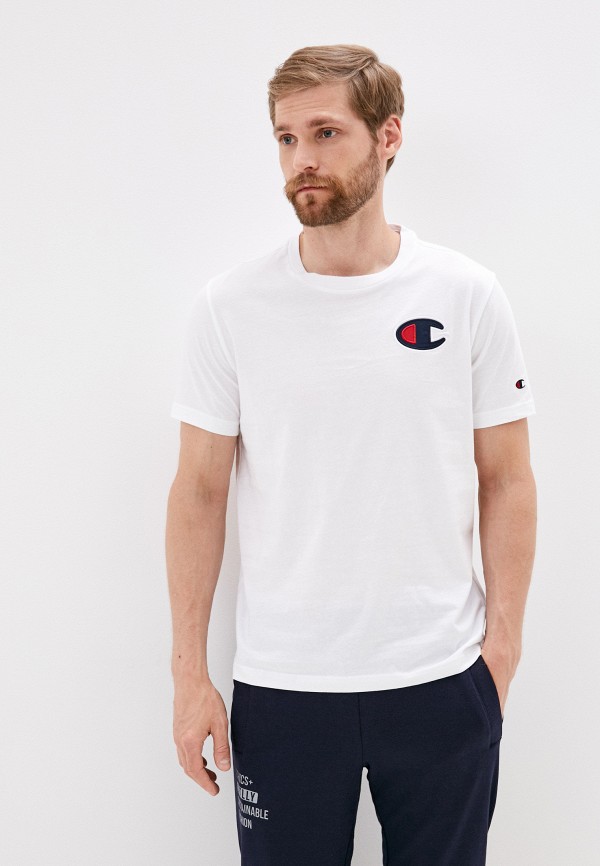 

Футболка Champion, Белый, ROCHESTER1919 Crewneck T-Shirt