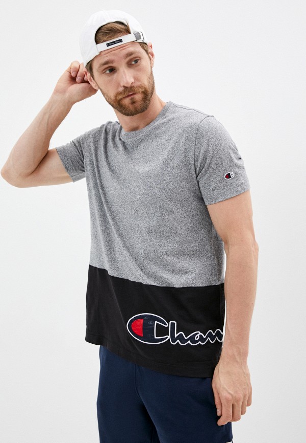

Футболка Champion, Серый, ROCHESTER1919 Crewneck T-Shirt