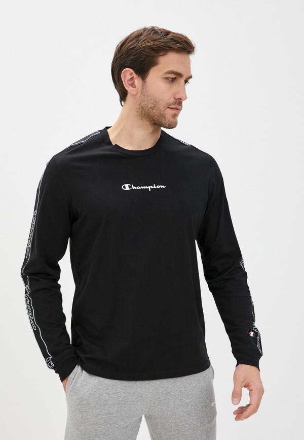 

Лонгслив Champion, Черный, Long Sleeve T-Shirt