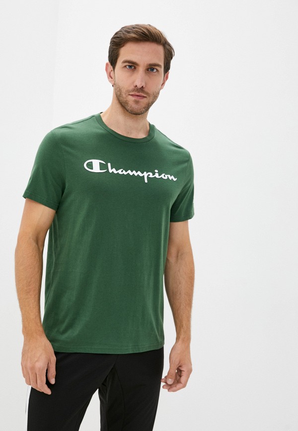 

Футболка Champion, Зеленый, Crewneck T-Shirt