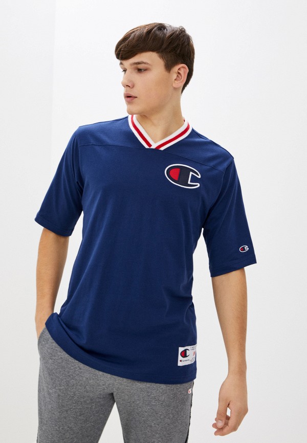 

Футболка Champion, Синий, V-Neck T-Shirt