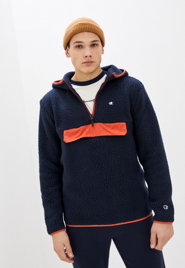 

Толстовка Champion, Синий, PREMIUM Hooded Half Zip Top