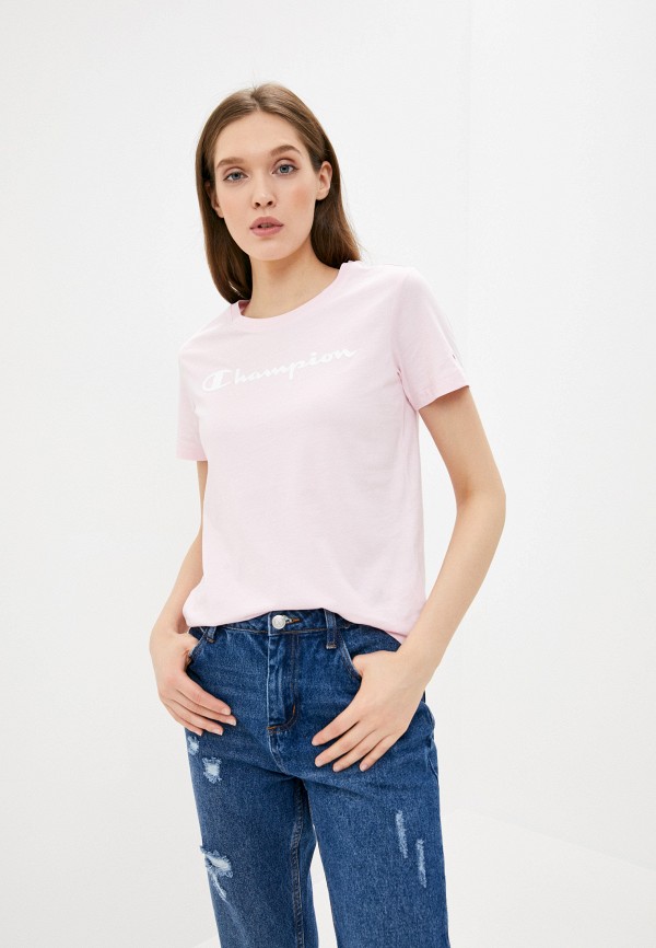

Футболка Champion, Розовый, LEGACY Crewneck T-Shirt