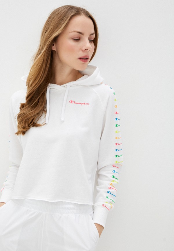 

Худи Champion, Белый, LEGACY Hooded Crop Top