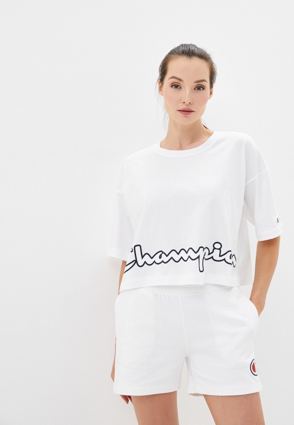 

Футболка Champion, Белый, ROCHESTER1919 Crewneck T-Shirt
