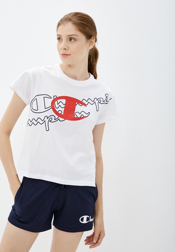 

Футболка Champion, Белый, LEGACY Crewneck Croptop