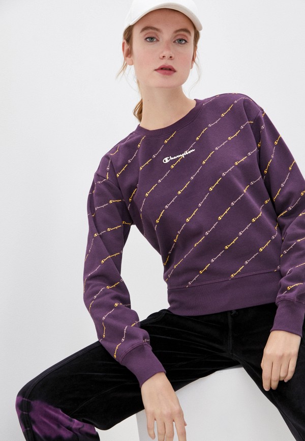 

Свитшот Champion, Фиолетовый, Crewneck Sweatshirt
