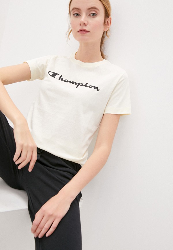 

Футболка Champion, Бежевый, Crewneck T-Shirt