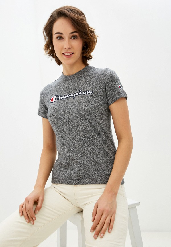 

Футболка Champion, Серый, ROCHESTER1919 Crewneck T-Shirt