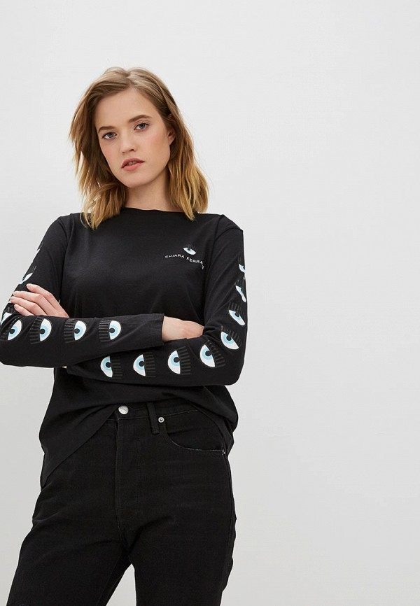 

Лонгслив Chiara Ferragni Collection, Chiara Ferragni Collection CH057EWBXOG1, Черный