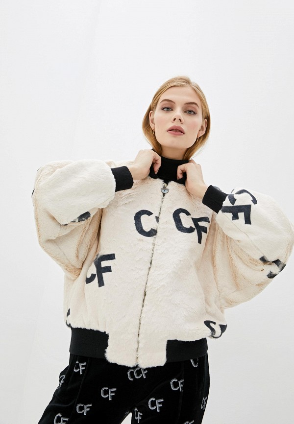 

Шуба Chiara Ferragni Collection, Бежевый