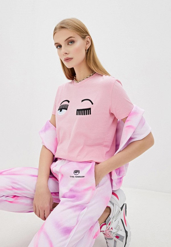 

Футболка Chiara Ferragni Collection, Розовый, Chiara Ferragni Collection CH057EWFPGJ3