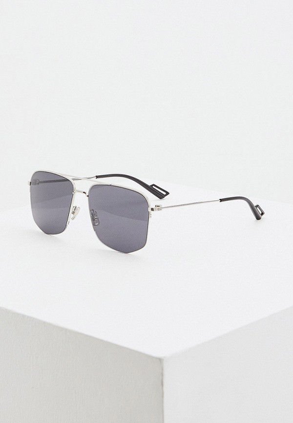 

Очки солнцезащитные Christian Dior Homme, Серебряный, DIOR180 84J