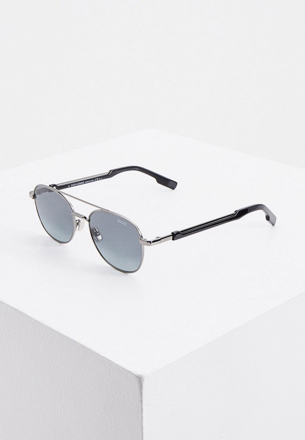 

Очки солнцезащитные Christian Dior Homme, Серебряный, DIORSTREET2 KJ1