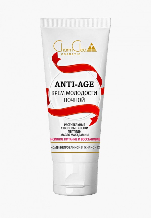 

Крем для лица Charm Cleo, Прозрачный, Ночной. ANTI-AGE, интенсивное питание, 100 мл