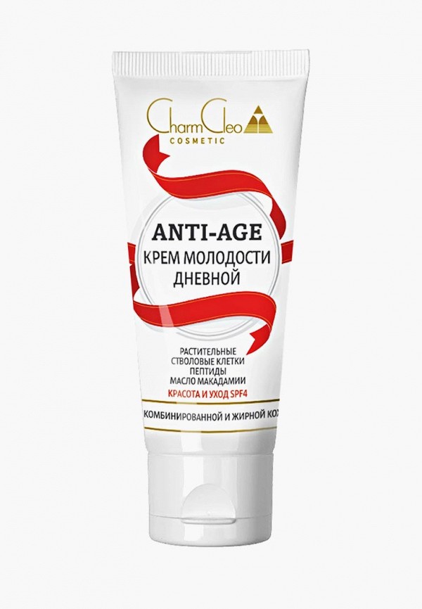 

Крем для лица Charm Cleo, Прозрачный, Дневной. ANTI-AGE, SPF4, 100 мл