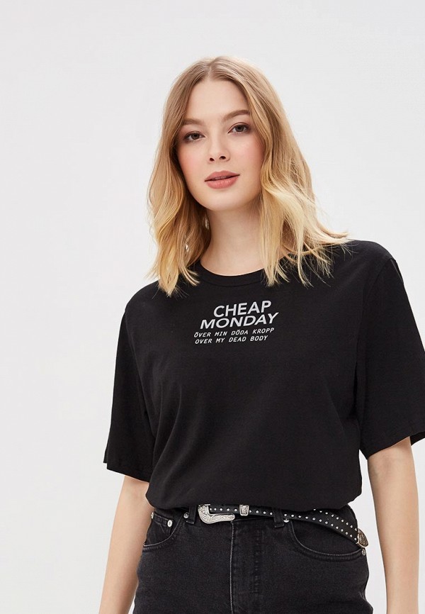 

Футболка Cheap Monday, Cheap Monday CH839EWDSCE1, Черный
