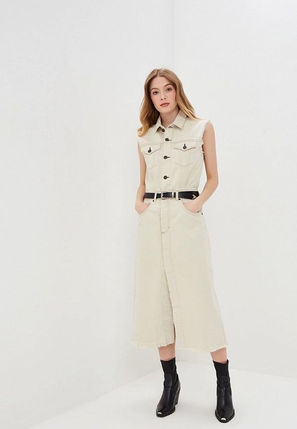 

Платье джинсовое Cheap Monday, Cheap Monday CH839EWDSEA4, Бежевый