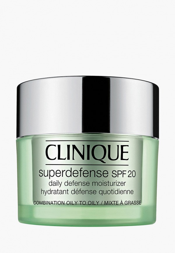 

Крем для лица Clinique, дневной, защитный, увлажянющий, Superdefense Daily Defense Moisturizer SPF 20 (EB Make-up inpack, Белый