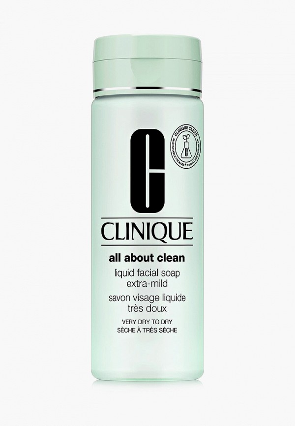 

Мыло для лица Clinique, Прозрачный, Liquid Facial Soap Extra Mild, 200 мл