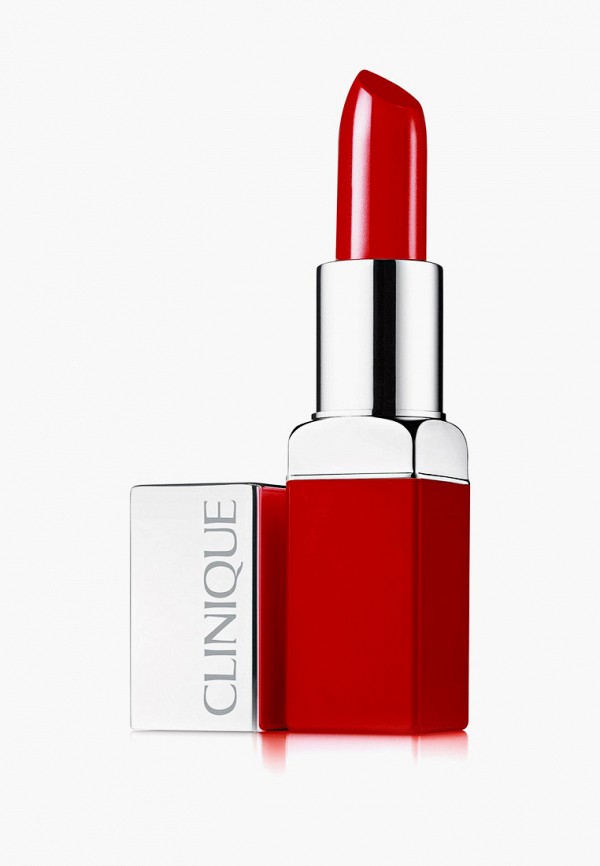 Помада Clinique РOP LIP COLOUR + PRIMER, интенсивный цвет и уход, стойкость 8Ч, тон passion, 3.9 г