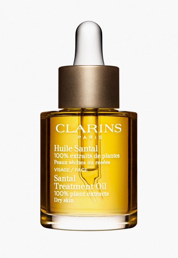 

Масло для лица Clarins, Прозрачный, для сухой или чувствительной кожи SANTAL, 30 мл