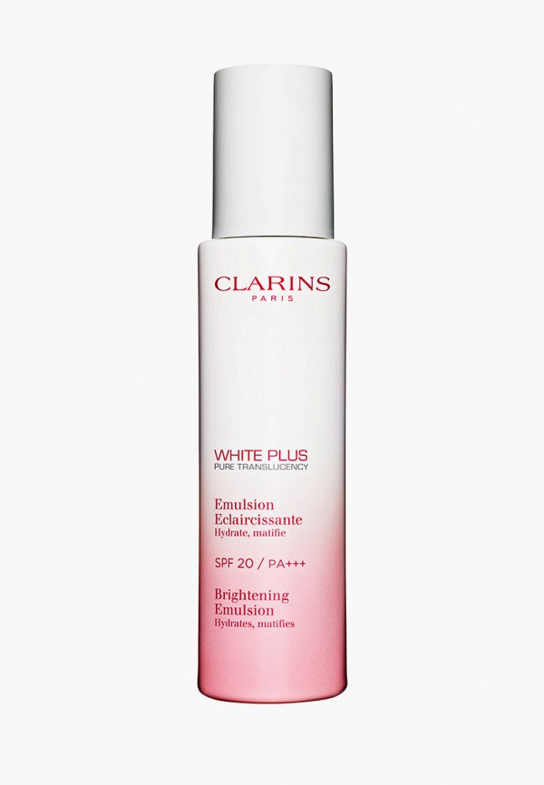 

Эмульсия для лица Clarins, Прозрачный, White Plus SPF 20, 75 мл