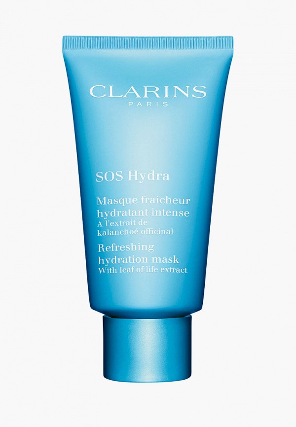 

Маска для лица Clarins, Прозрачный, с экстрактом каланхоэ SOS Hydra, 75мл