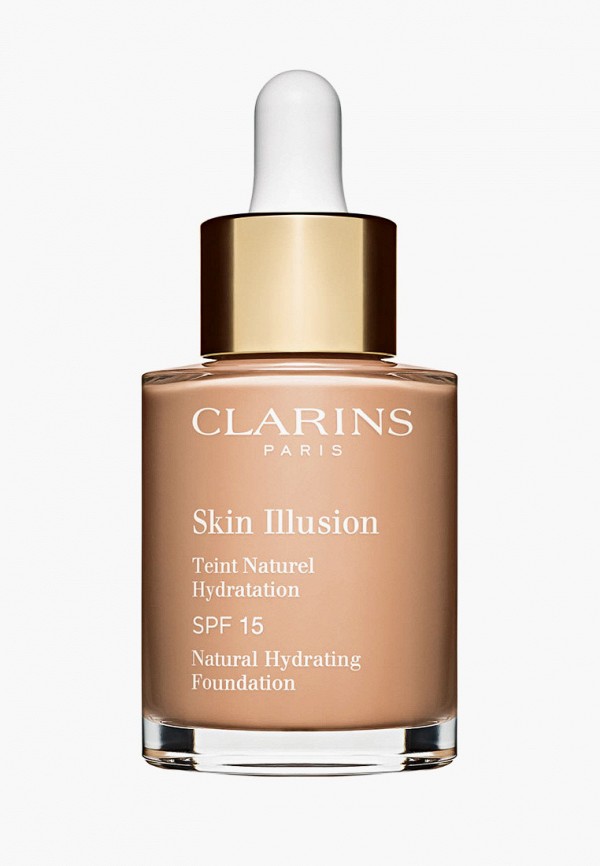 

Тональный крем Clarins, Бежевый, Skin Illusion SPF 15, оттенок 109 WHEAT, 30 мл