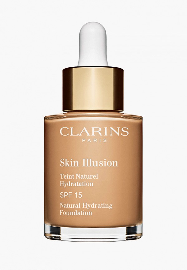 

Тональный крем Clarins, Бежевый, Skin Illusion SPF 15, оттенок 111 AUBURN, 30 мл