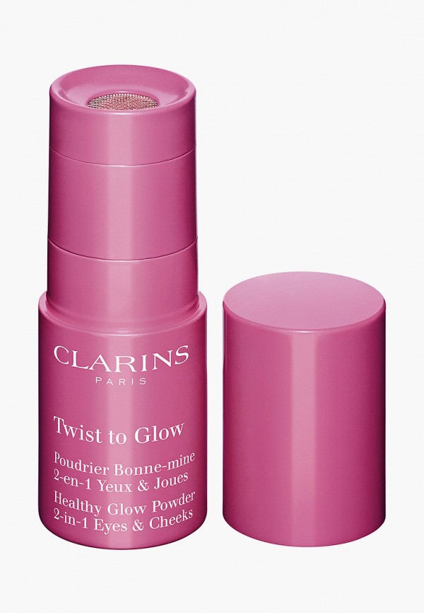 

Тени для век Clarins, Розовый, Twist to Glow, оттенок 02 radiant pink, 1,3 гр