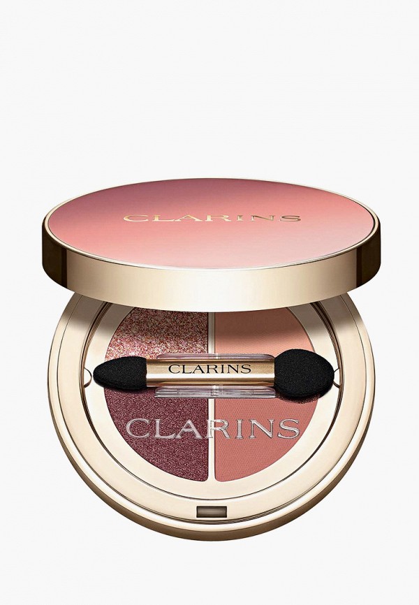 

Тени для век Clarins, Коричневый, Четырехцветные, Ombre 4 Couleurs, тон 01 Fary Tale Nude Gradation, 4,2 гр