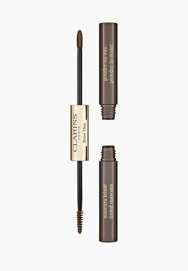 

Тушь для бровей Clarins, Коричневый, Brow Duo, 05 Dark Brown, 1,8 г + 1 г