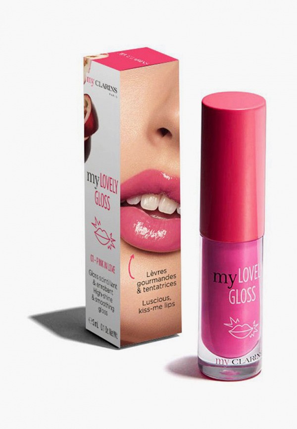

Блеск для губ Clarins, Розовый, My Clarins, 01, 3мл